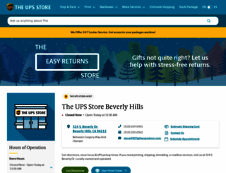 beverlyhills-ca-6307.theupsstorelocal.com screenshot