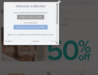 bevilles.com screenshot