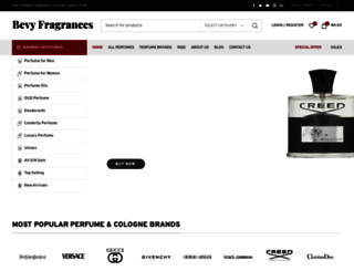 bevyfragrances.com.ng screenshot
