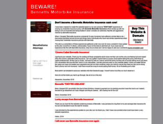 beware-bennetts-insurance-cancellation-policy.co.uk screenshot