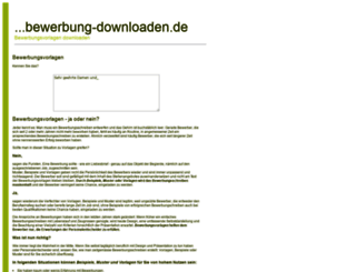 bewerbung-downloaden.de screenshot