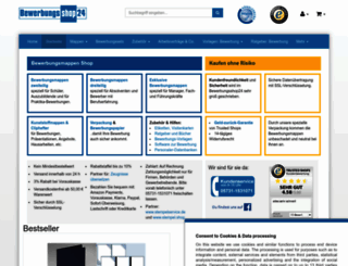 bewerbungsmappen-shop.de screenshot