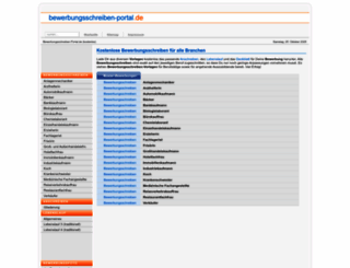 bewerbungsschreiben-portal.de screenshot
