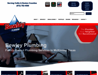 bewleyplumbing.com screenshot