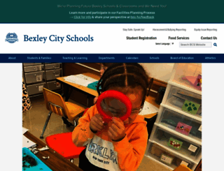 bexleyschools.org screenshot