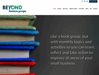 beyondbusinessgroups.com.au screenshot