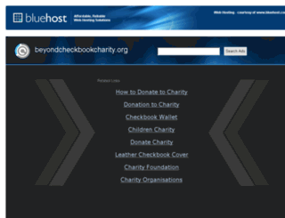 beyondcheckbookcharity.org screenshot