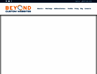 beyondcustomwebsites.com screenshot
