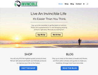 beyondinvincible.com screenshot