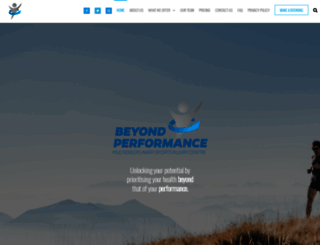 beyondperformance.co.za screenshot