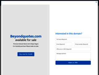 beyondquotes.com screenshot