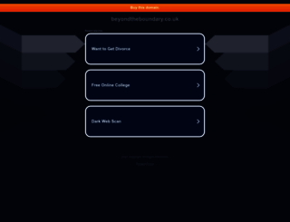 beyondtheboundary.co.uk screenshot