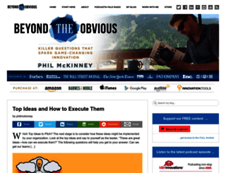beyondtheobvious.com screenshot
