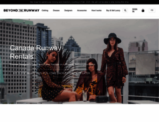 beyondtherunway.ca screenshot