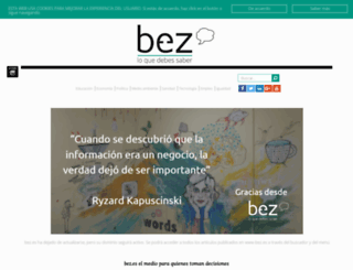 bez.es screenshot