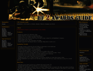 bf2awards.com screenshot
