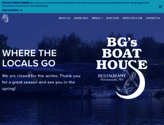 bgsboathouse.com screenshot