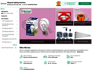 bhagwatilightingindustries.com screenshot