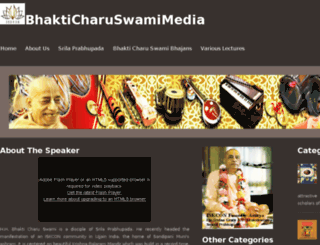 bhakticharuswamimedia.co.in screenshot