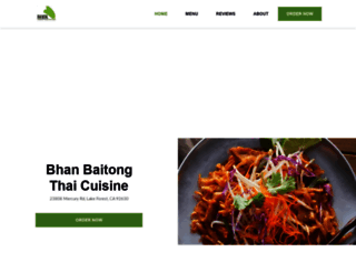 bhanbaitongthaicuisine.com screenshot