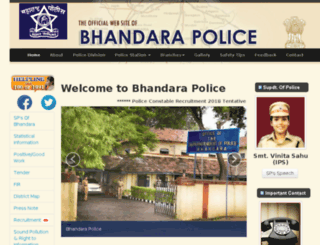 bhandarapolice.org screenshot
