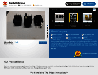 bhandarienterprises.com screenshot