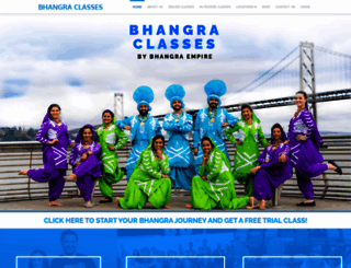 bhangraclasses.com screenshot