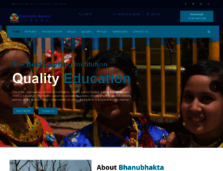 bhanu.edu.np screenshot