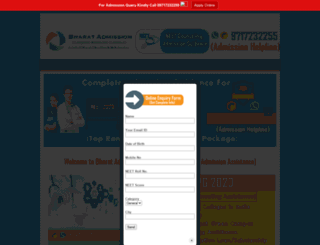 bharatadmission.org screenshot
