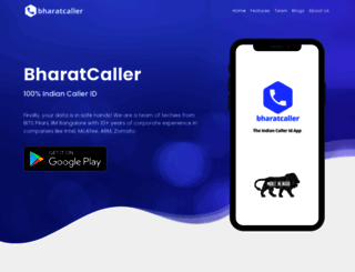 bharatcallerapp.com screenshot