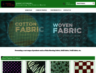 bharatcottons.com screenshot