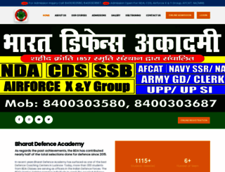 bharatdefenceacademy.com screenshot