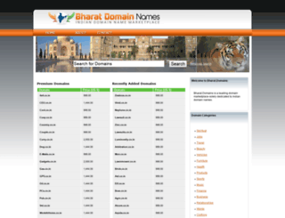 bharatdomainnames.com screenshot