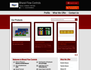 bharatflowcontrols.net screenshot