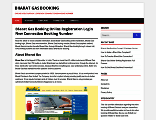 bharatgasbooking.in screenshot
