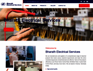 bharathelectricalservices.com screenshot