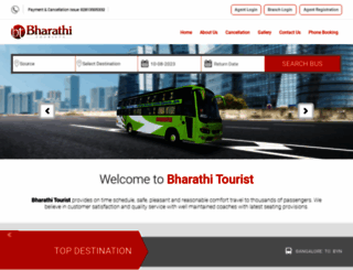 bharathibus.com screenshot