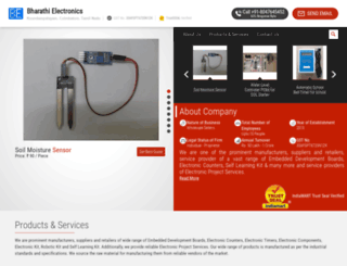 bharathielectronics.in screenshot