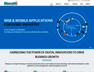 bharatiinfotech.com screenshot