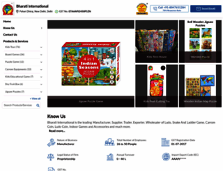 bharatiinternational.in screenshot