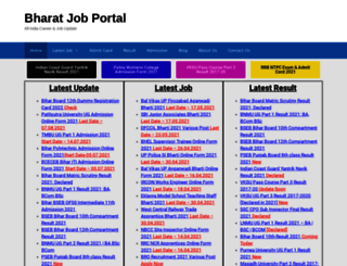 bharatjobportal.com screenshot