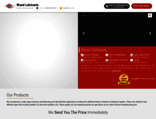 bharatlubricants.com screenshot