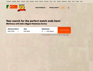 bharatmatrimonial.com screenshot
