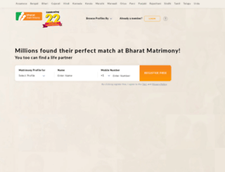 bharatmetrimony.com screenshot