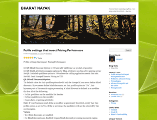 bharatnayak.wordpress.com screenshot