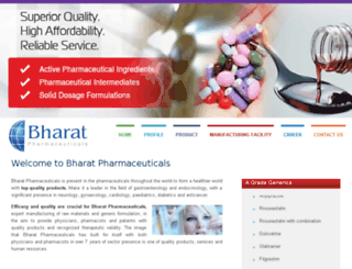 bharatpharmaceuticals.com screenshot