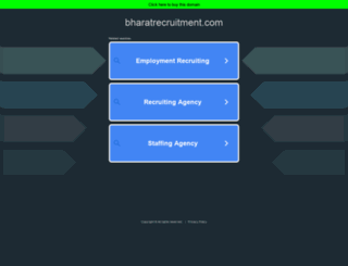 bharatrecruitment.com screenshot