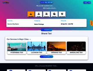 bharattaxi.com screenshot