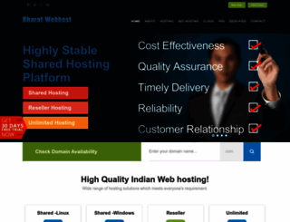 bharatwebhost.com screenshot