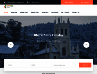 bharatyatraholidays.com screenshot